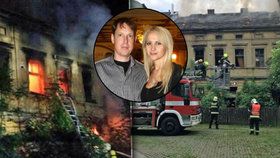 Bývalý dům Šárky Grossové už několikrát vyhořel z neznámých důvodů.