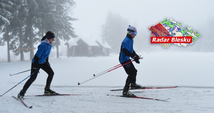 Zimní počasí a biatlonisté v Česku (prosinec 2021)