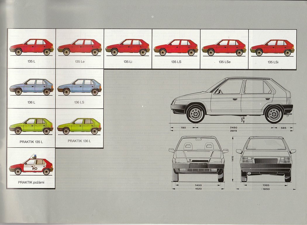 Prospekt Škoda Favorit