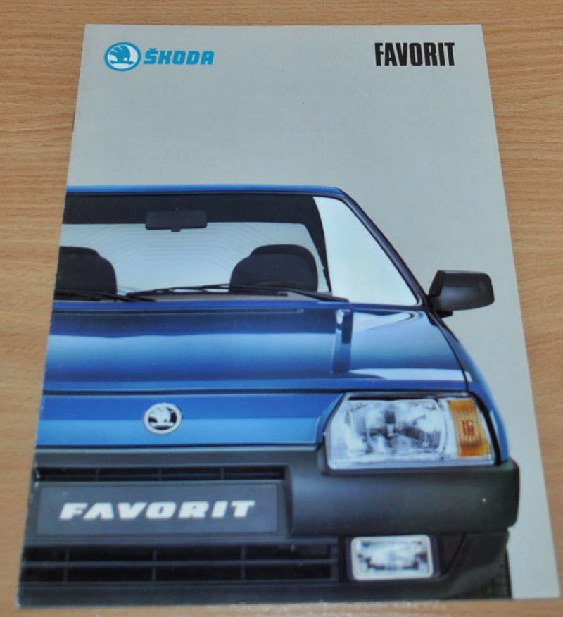 Prospekt Škoda Favorit (1990)