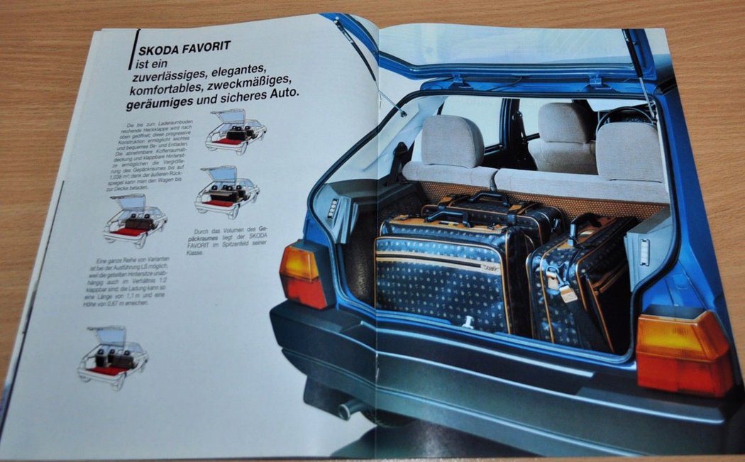 Prospekt Škoda Favorit (1990)