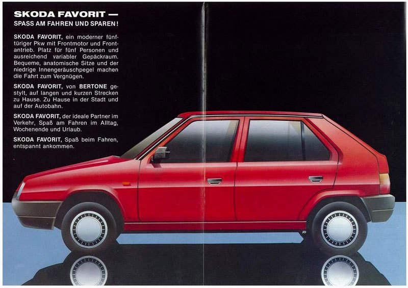 Prospekt Škoda Favorit (1990)