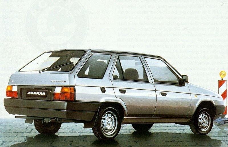 Prospekt Škoda Forman (1990)