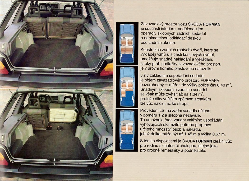 Prospekt Škoda Forman (1990)