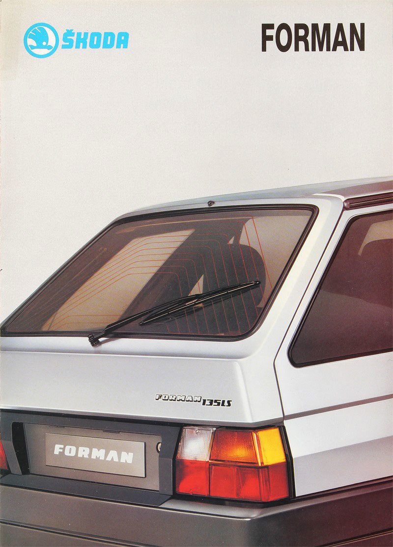 Prospekt Škoda Forman (1992)