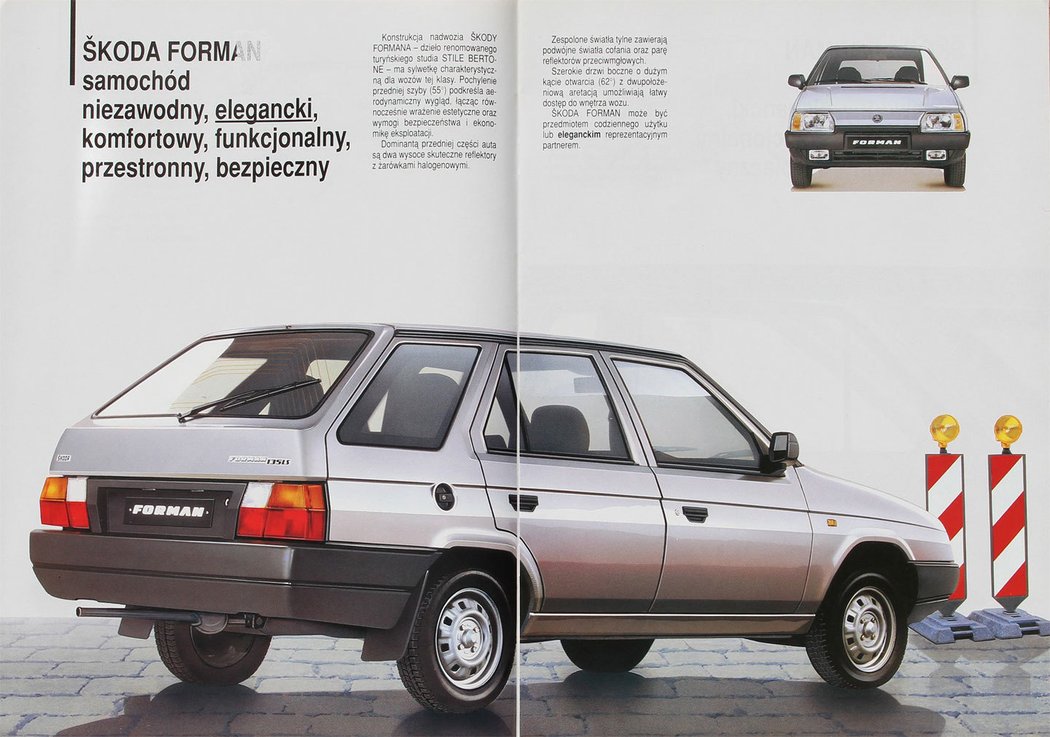 Prospekt Škoda Forman (1992)