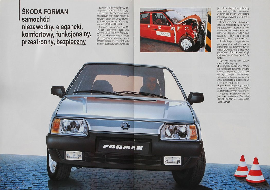 Prospekt Škoda Forman (1992)