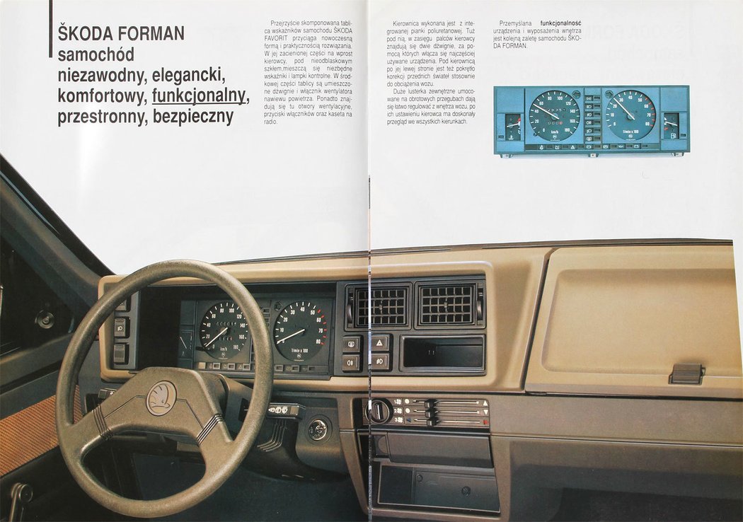 Prospekt Škoda Forman (1992)