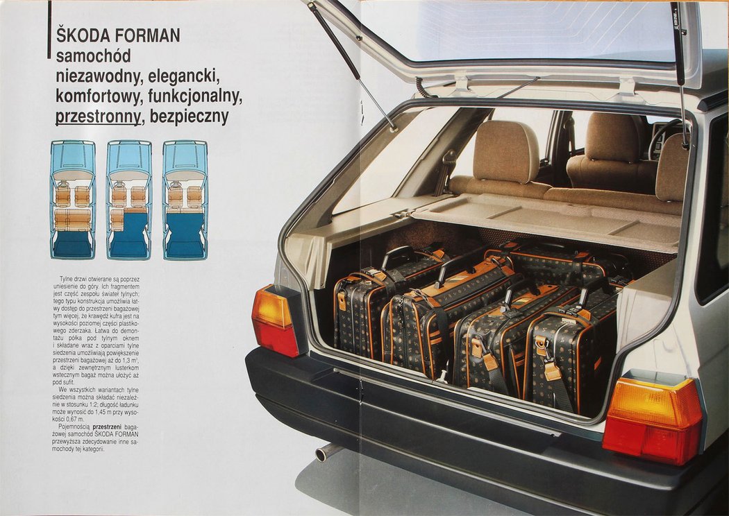 Prospekt Škoda Forman (1992)