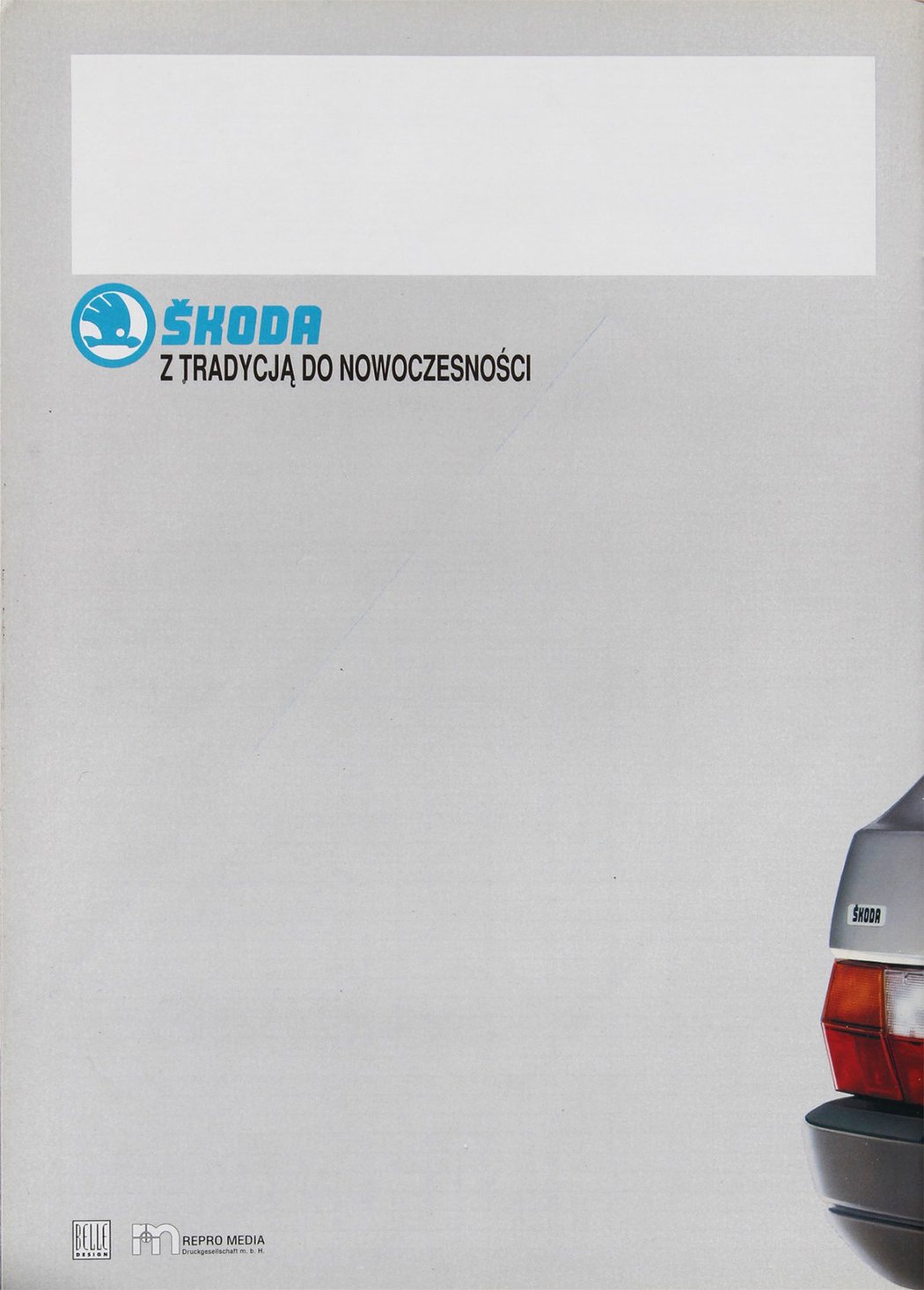 Prospekt Škoda Forman (1992)