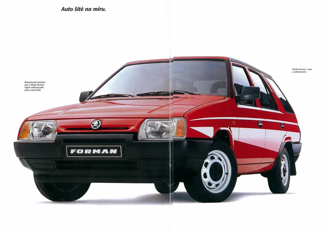 Prospekt Škoda Forman (1993)