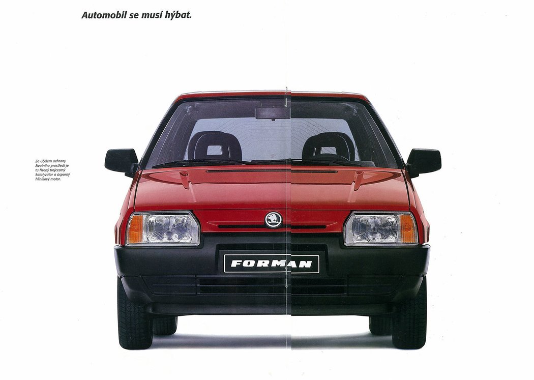 Prospekt Škoda Forman (1993)