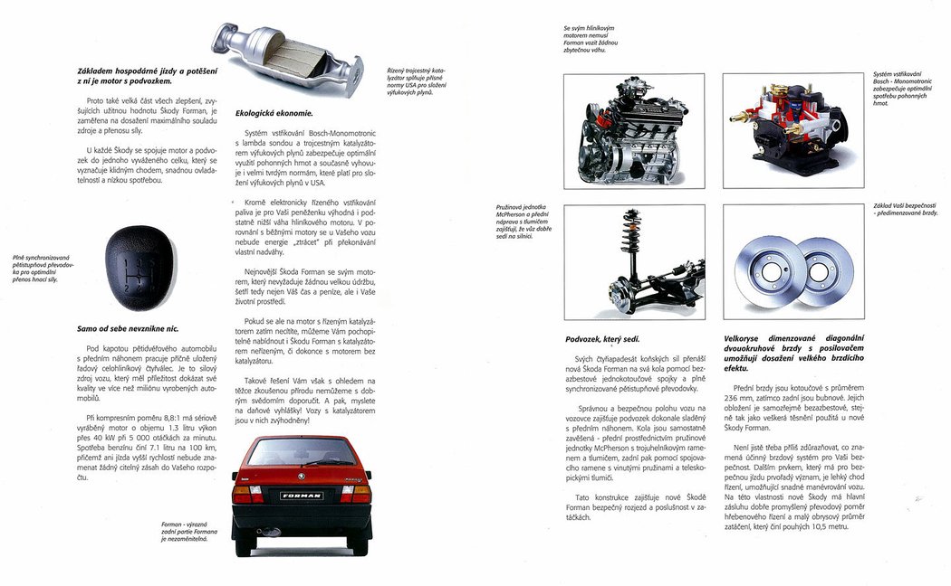 Prospekt Škoda Forman (1993)