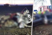 Tragická nehoda u Prostějova: Mladý řidič (†20) zemřel po nárazu do stromu