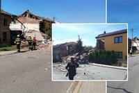V Olšanech u Prostějova výbuch zdemoloval dům! Při explozi se zranili tři lidé
