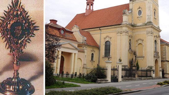 Z kostela v Prostějově byl ukraden relikviář svatého Václava