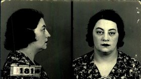 Jeanine Lebrun, zatčená za prostituci v dubnu 1940