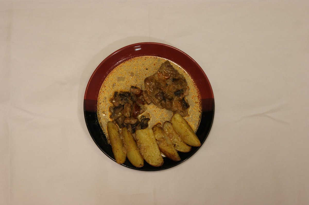 lahodná krkovička s pečenými bramborami