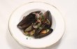 Pepata delle cozze e vongole (slávky a vogole na panenském olivovém oleji)