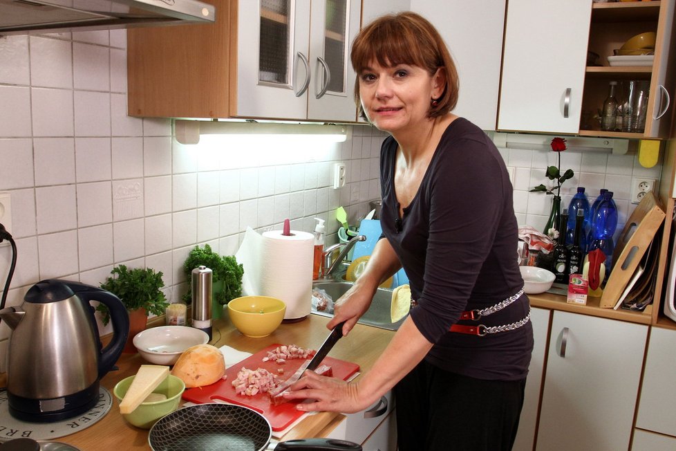 Ivana v kuchyni