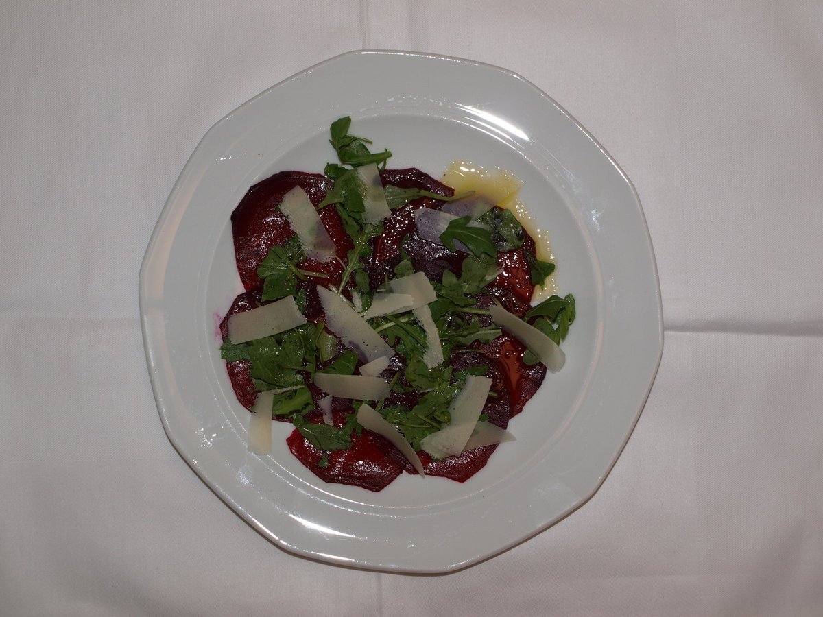 carpaccio z červené řepy