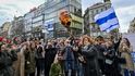 Ruské volby: K protestu se sešli i lidé v Praze na Václavském náměstí (17.3.2024)