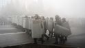 Protesty v Kazachstánu po zdražení plynu.