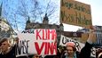 Studenti v Praze se připojili k celosvětové protestní akci