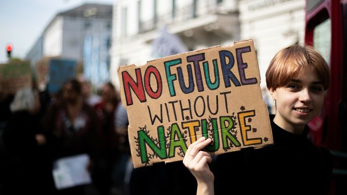 Protest v Mnichově proti klimatické změně