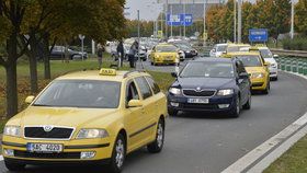 Chystá se další protestní akce pražských taxikářů.