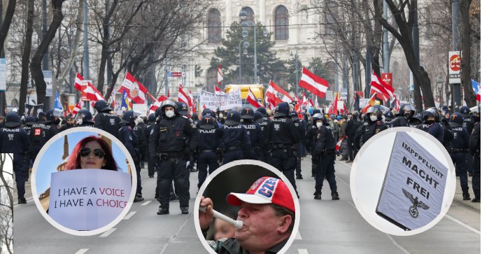 Protesty v Česku i ve světě