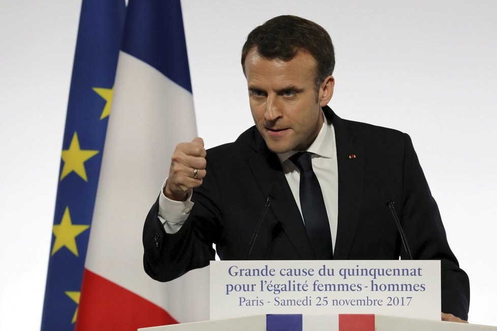 Francouzský prezident Emmanuel Macron.