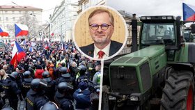Petr Fiala (ODS) komentoval protesty zemědělců