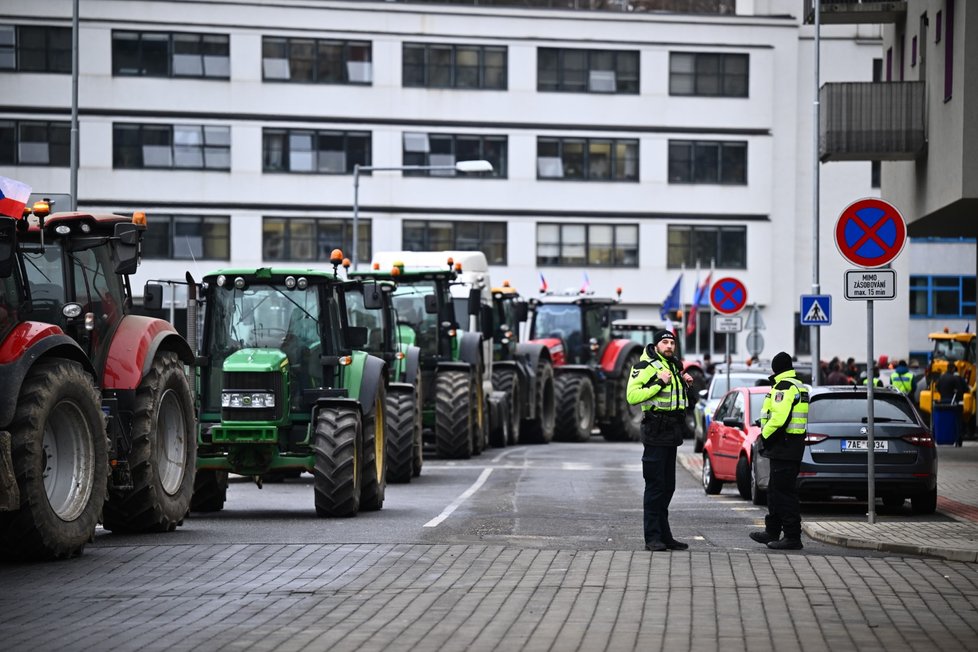 Protesty českých zemědělců (únor 2024)