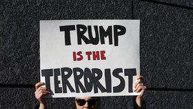 Protesty proti migračním příkazům amerického prezidenta Donalda Trumpa