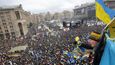 Protivládní demonstrace na Ukrajině