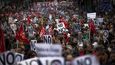 Protivládní demonstrace ve Španělsku. Protestujícím vadí hlavně škrty ve školství a zdravotnictví