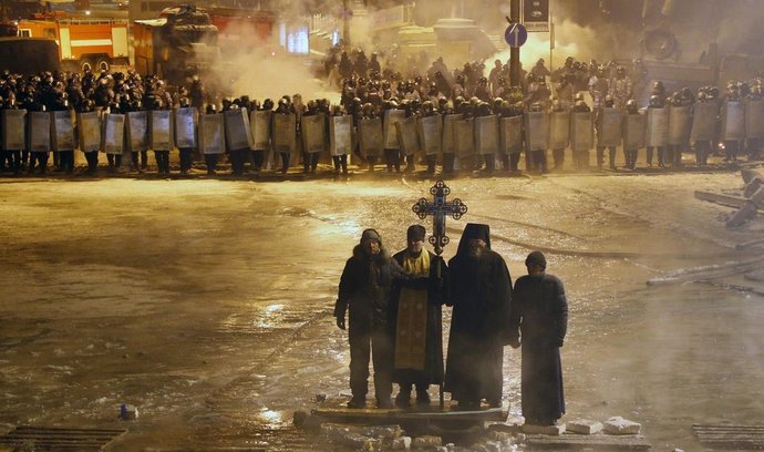 Protivládní protesty v Kyjevě