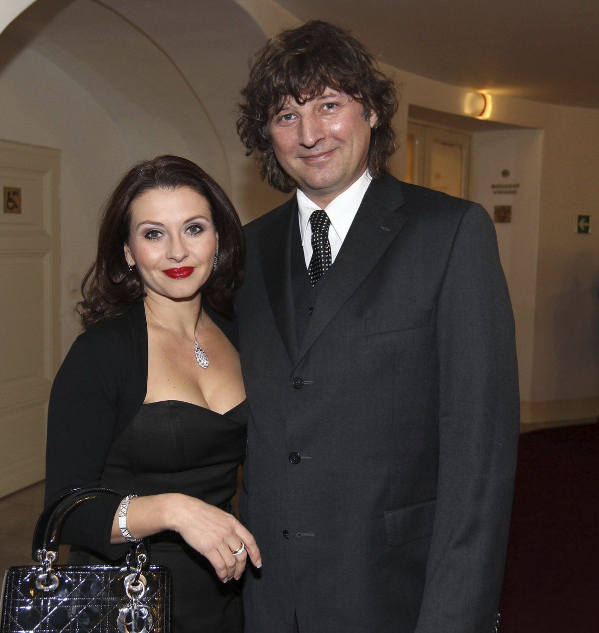 Dana Morávková s manželem.