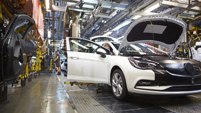 Výroba Vauxhallu Astra
