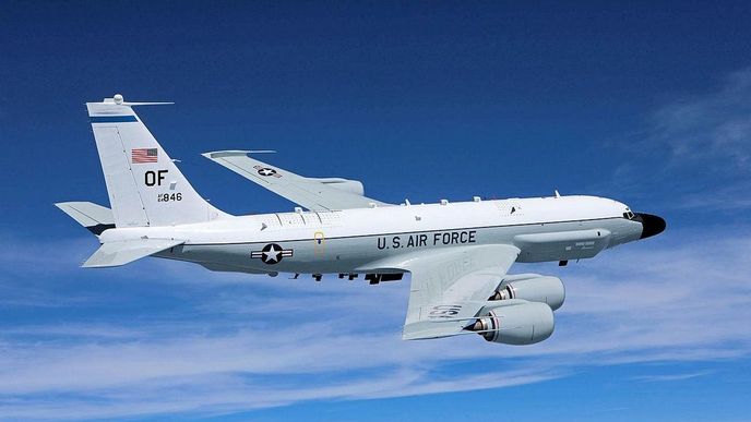 Průzkumný Boeing RC-135 americké armády