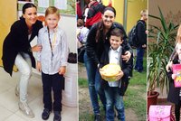 Další prvnáčci slavných: Partyšová se zapsala do stejné školy jako její syn, dcera Verešové se chtěla učit už dnes!