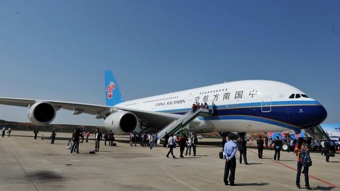 První "čínský" Airbus A380 společnosti China Southern Airlines