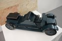 Dřevěný model benzino-elektrického automobilu z roku 1927 vyrobili studenti SOŠ  Josefa Sousedíka ze Vsetína jen na základě dobových fotograﬁ í