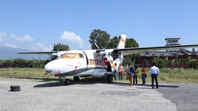 první letoun L410 dodaný do Nepálu