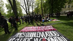 První máj v Praze: Anarchistický piknik na Střeleckém ostrově (1.5.2023)