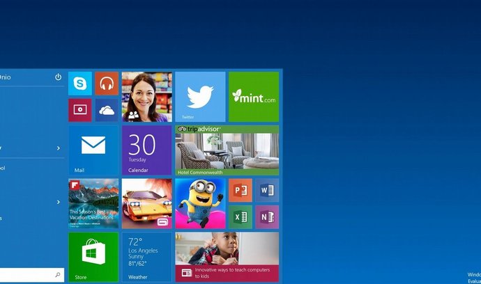 První oficiální ukázky Windows 10