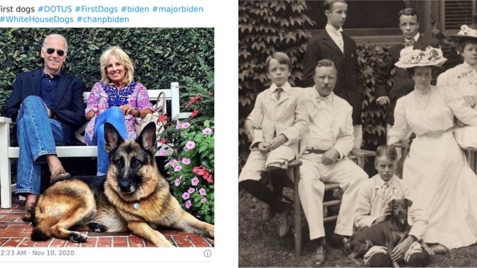Manželé Bidenovi a Rodina presidenta Theodora Roosevelta