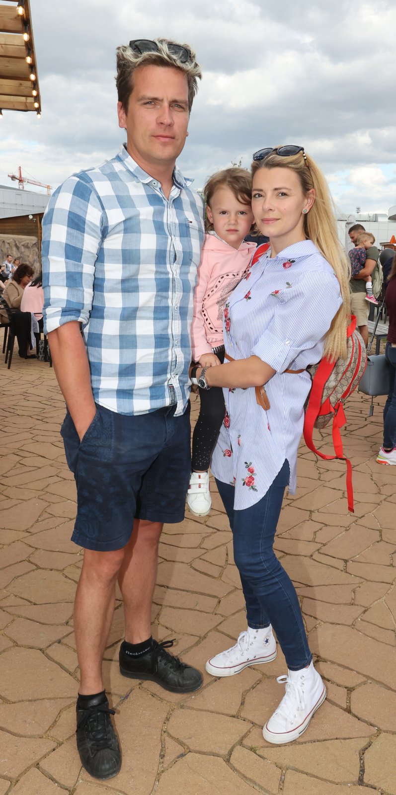 Julian Záhorovský s expřítelkyní a její dcerou