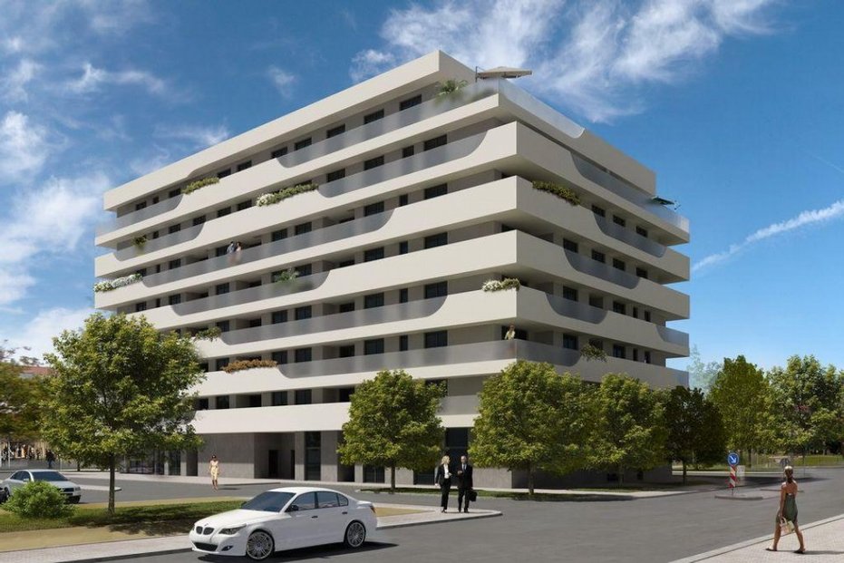 První zakázkou PSJ Bau je stavba sedmipatrového bytového domu v Drážďanech (na vizualizaci) za 10,5 milionu eur (v přepočtu přes 294 milionů korun).